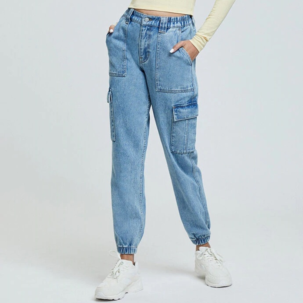 PacSun Blue Cargo Joggers